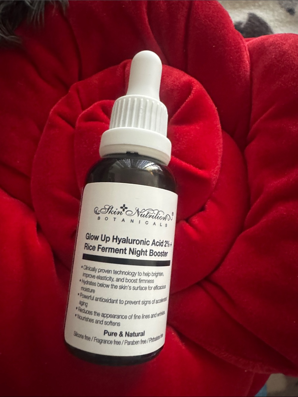 Glow Up Hyaluronic Acid Night Booster - White